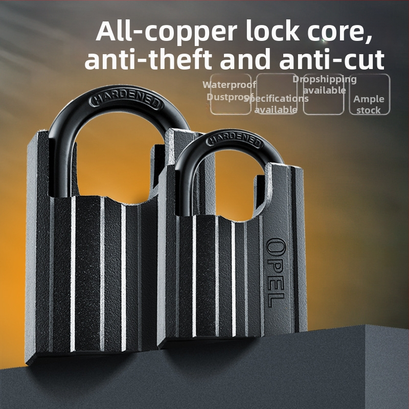 Spyna – OPEL Geležinė, Modernus Paprastas Stilius, Modelis BBL-BLACK-DX, Durims, Spintelėms, Bagažui