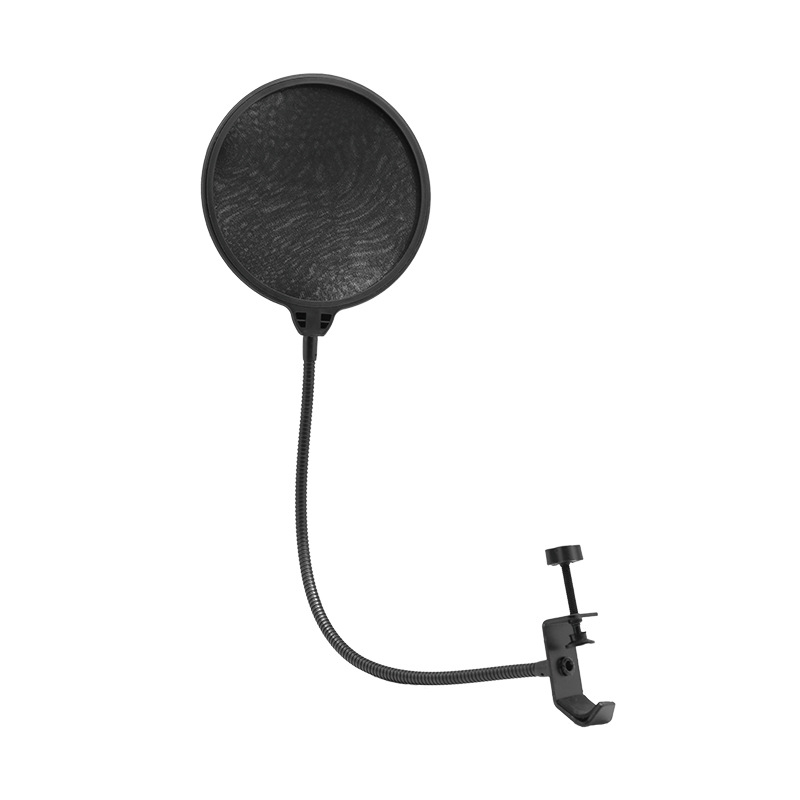 J.I.Y PC-01 Mikrofono pop filtras su dviejų sluoksnių filtru, vėjo atsparus, profesionalus dizainas