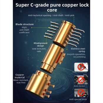 Încuietoare pentru ușă de sticlă, set încuietori în formă de U, oțel inoxidabil, model Jcblms, brand Neck Strength, stil modern minimalist