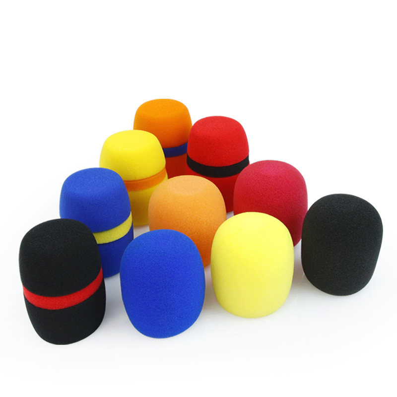 Mikrofono apsauginė dangtelis, modelis Mi cotton head, prekinis ženklas Voice Transounder, alias: Microphone sponge sleeve