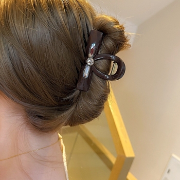 Elegantne kristallkiviga juukseklips, käsitöö