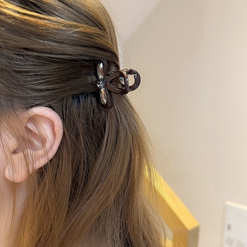 Elegantne kristallkiviga juukseklips, käsitöö