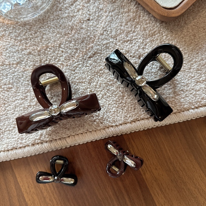 Elegantne kristallkiviga juukseklips, käsitöö