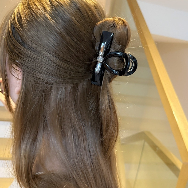 Elegantne kristallkiviga juukseklips, käsitöö