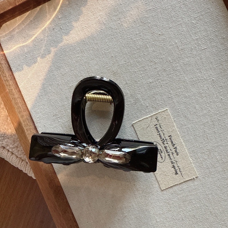 Elegantne kristallkiviga juukseklips, käsitöö