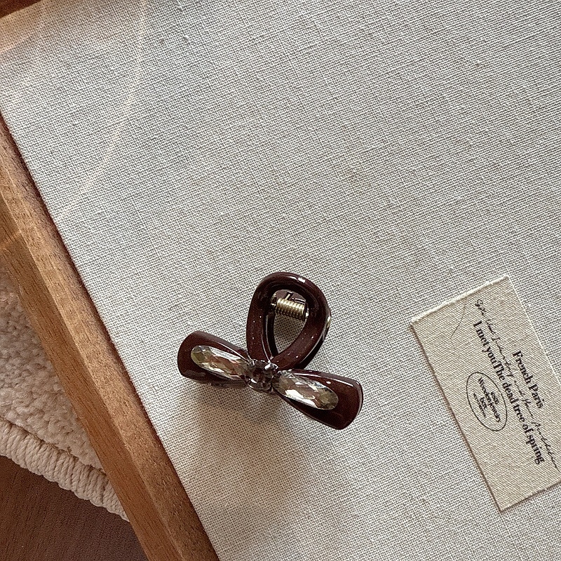 Elegantne kristallkiviga juukseklips, käsitöö