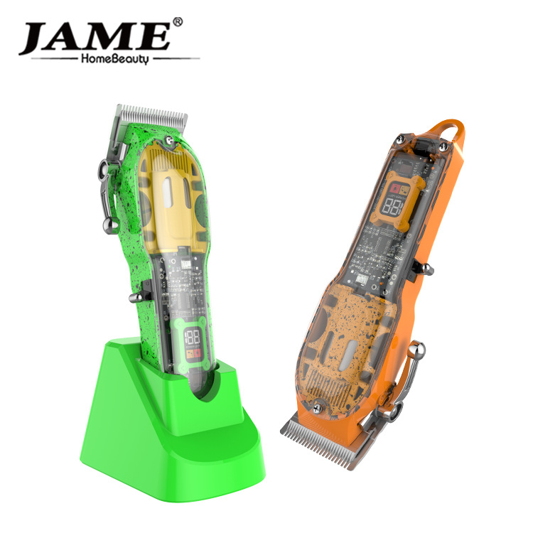 Šišač kose JM-200A, dvostruko napajanje (punjenje/baterija), glava od nehrđajućeg čelika, izvadiva i periva glava, ugrađena baterija 1200–2000 mAh