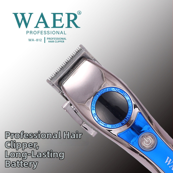 Električni šišač za kosu, punjivi, bežični, s ugrađenom baterijom 1200-2000mAh, četkasti motor, noževi od nehrđajućeg čelika, trajanje rada 1-3 h