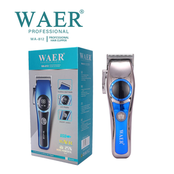 Električni šišač za kosu, punjivi, bežični, s ugrađenom baterijom 1200-2000mAh, četkasti motor, noževi od nehrđajućeg čelika, trajanje rada 1-3 h