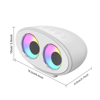 Boxă Bluetooth cu iluminare RGB, Putere 5W, BT 5.3, Baterie încorporată 1200-2000mAh, Răspuns în frecvență 30Hz-15kHz, SNR >=85dB