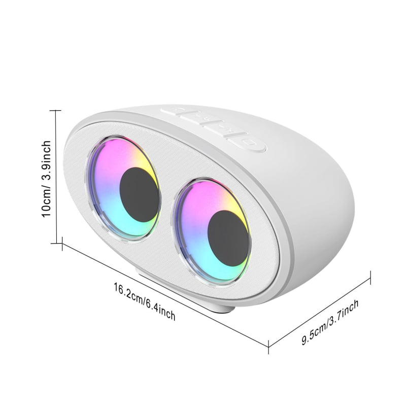 Boxă Bluetooth cu iluminare RGB, Putere 5W, BT 5.3, Baterie încorporată 1200-2000mAh, Răspuns în frecvență 30Hz-15kHz, SNR >=85dB