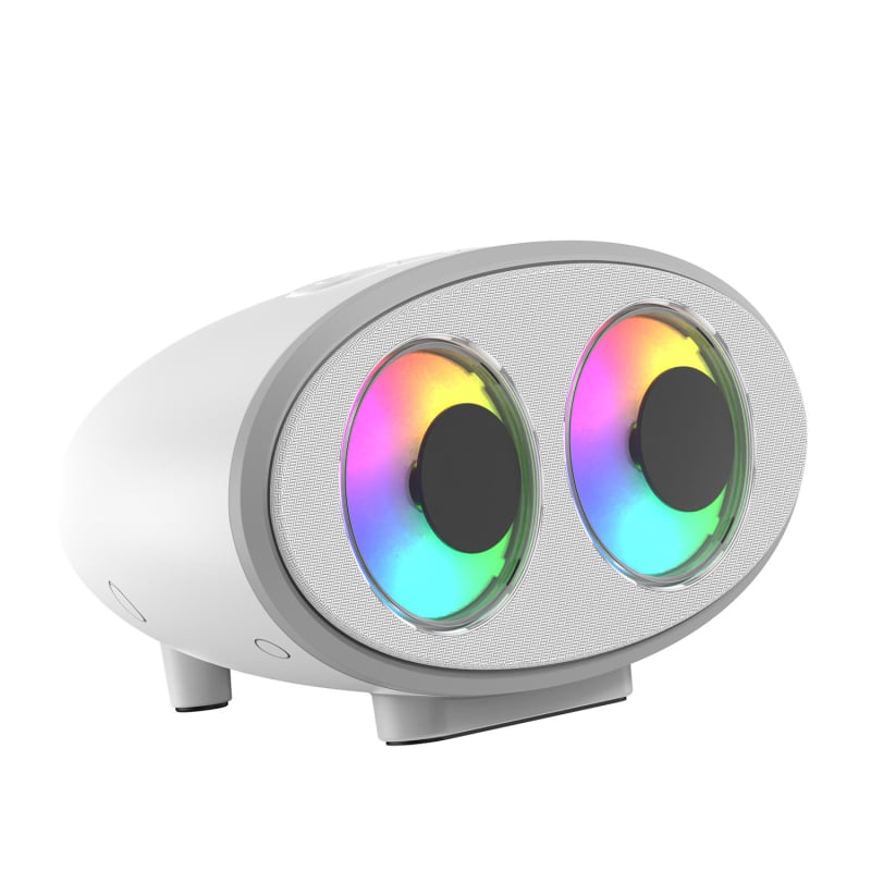 Boxă Bluetooth cu iluminare RGB, Putere 5W, BT 5.3, Baterie încorporată 1200-2000mAh, Răspuns în frecvență 30Hz-15kHz, SNR >=85dB