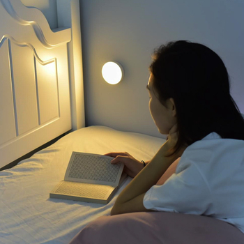 Νυχτερινό φως με αισθητήρα κίνησης για διάδρομο και δωμάτιο ξενοδοχείου, μπαταρία, μοντέλο TAM-073-2, πλαστικό κάλυμμα λαμπτήρα, επαγωγικός διακόπτης