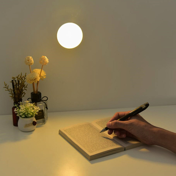 Νυχτερινό φως με αισθητήρα κίνησης για διάδρομο και δωμάτιο ξενοδοχείου, μπαταρία, μοντέλο TAM-073-2, πλαστικό κάλυμμα λαμπτήρα, επαγωγικός διακόπτης