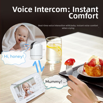 Beebimonitor koos ekraaniga ja nutika kaameraga (Päritolu: Shenzhen; Bränd: Hua yiwei; Pakendite kogus: 50 tk; Autentne erabränd: Jah; Import: Ei)