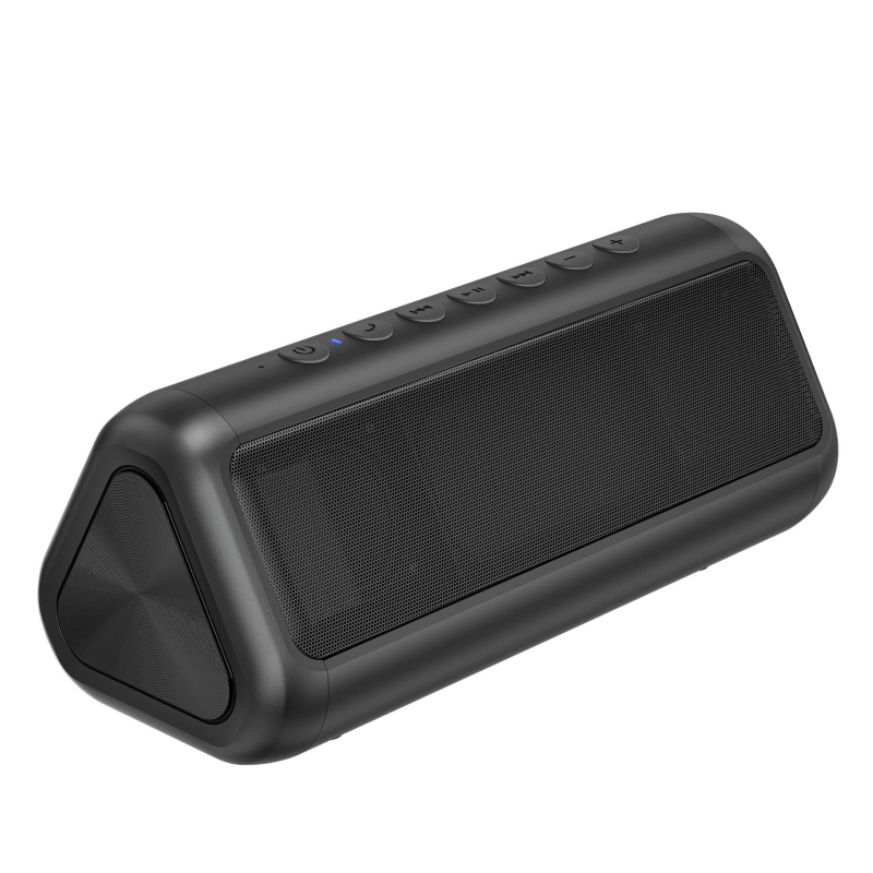 Solarni bežični Bluetooth zvučnik s ugrađenom baterijom i čitačem kartica, 2 zvučnika, IPX4 vodootporan, Bluetooth 4.2, 4000–6000 mAh