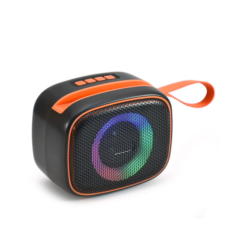 Boxă Bluetooth externă cu Bluetooth 5.3, FM, slot pentru card și USB, iluminare LED, baterie încorporată