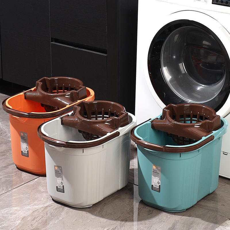 Κάδος σφουγγαρίσματος με στύψιμο, παλιός σχεδιασμός, πλαστικός ορθογώνιος κάδος για οικιακή χρήση