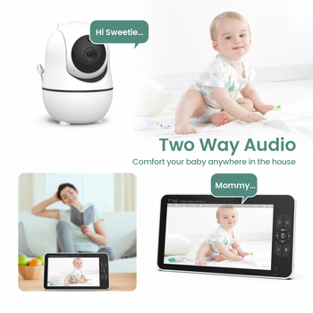 Smartree beebimonitor HD 1080P öise nägemise ja kahepoolse interkomiga