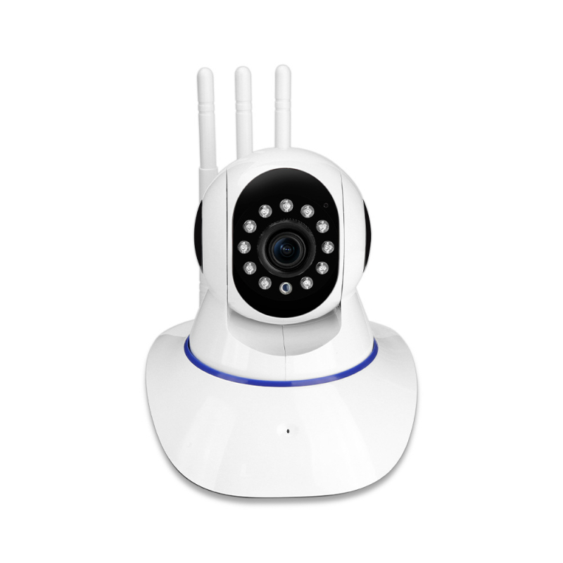 Belainė IP kamera su WiFi, 2MP, 3,6 mm objektyvas, naktinis matymas, trys antenos, UFO stilius