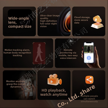 Išorės tinklo kamera 1080P su naktiniu matymu, IR iki 20 m, žmonių figūrų ir judesio aptikimas, veikimo temperatūra -20°C iki 80°C