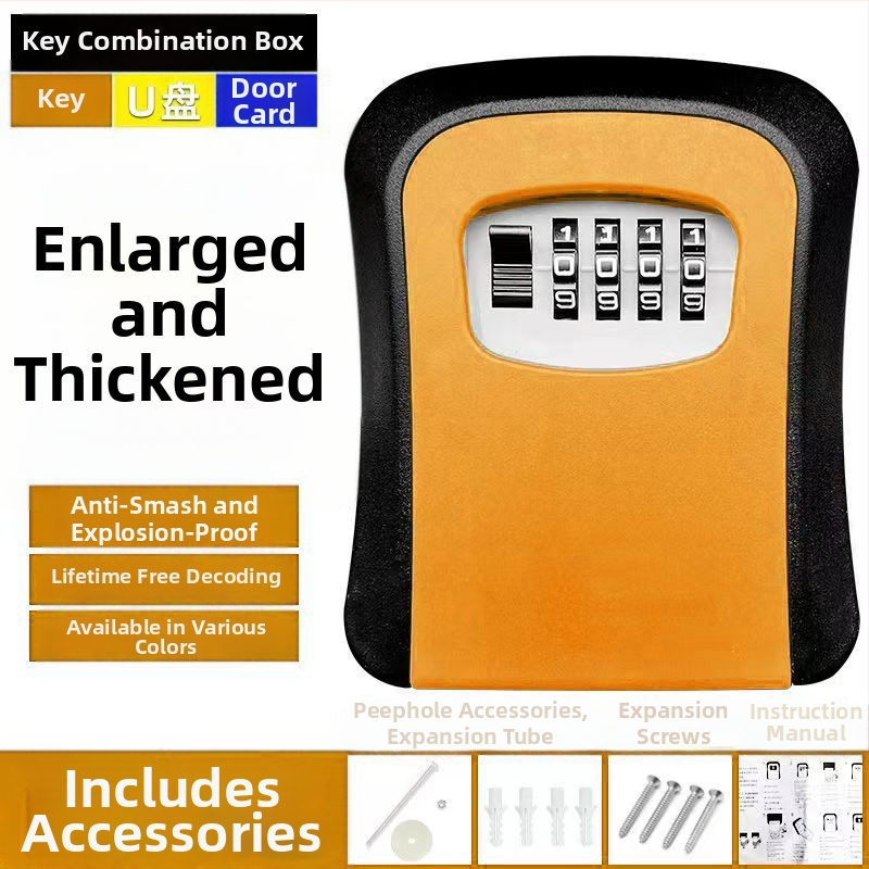 Cat-Eye dizaino raktų dėžutė, be gręžimo viešbučiams ir statybos aikštelėms, ABS plastikas, mechaninis užraktas G2L, prieiga kortele ir kombinaciniu užraktu