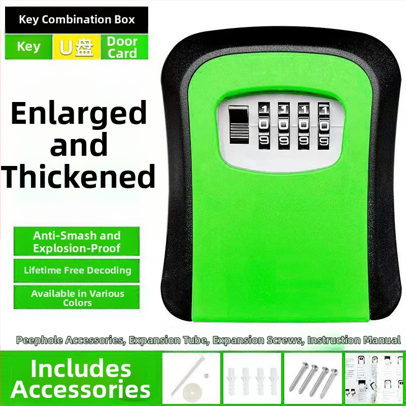 Cat-Eye dizaino raktų dėžutė, be gręžimo viešbučiams ir statybos aikštelėms, ABS plastikas, mechaninis užraktas G2L, prieiga kortele ir kombinaciniu užraktu