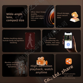 IP kamera su 1080P HD vaizdo įrašu, naktinis matymas, IR nuotolis 20 m, judėjimo ir humanoidų atpažinimas, lauko naudojimui, darbinė temperatūra -20°C–80°C