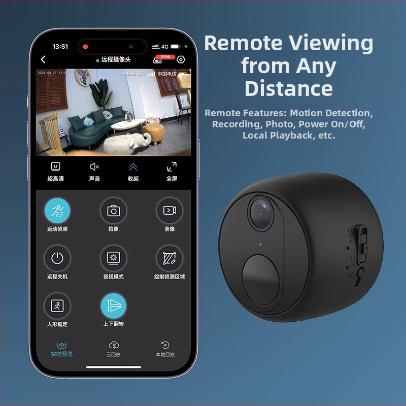 MG9 Belaidė kamera žemo energijos vartojimo, 3MP/2K raiška, 3.6 mm objektyvas, IR nuotolis 10 m, maitinimas 5V