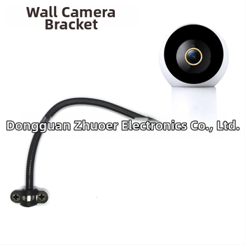 Monitoriaus laikiklis su 360° pasukimu, metalo konstrukcija, šilumos susitraukiantis vamzdelis, lankstus kaklas