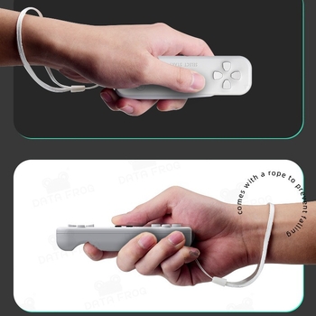 Data Frog Y2 интерактивна обновена телевизионна игрова конзола – безжична, HDMI интерфейс, за двама играчи, сензорно движение, игри за рязане на плодове