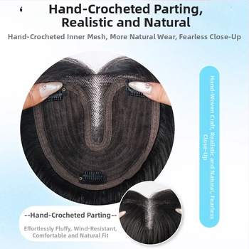 Čipkota parukė moterims su vidiniu dalijimosi, apimti plaukai su dideliais bangais; pluoštai atsparūs temperatūrai; modelis: čipkota dalis; technologija: mechanizmas; negalima dažyti ar perm