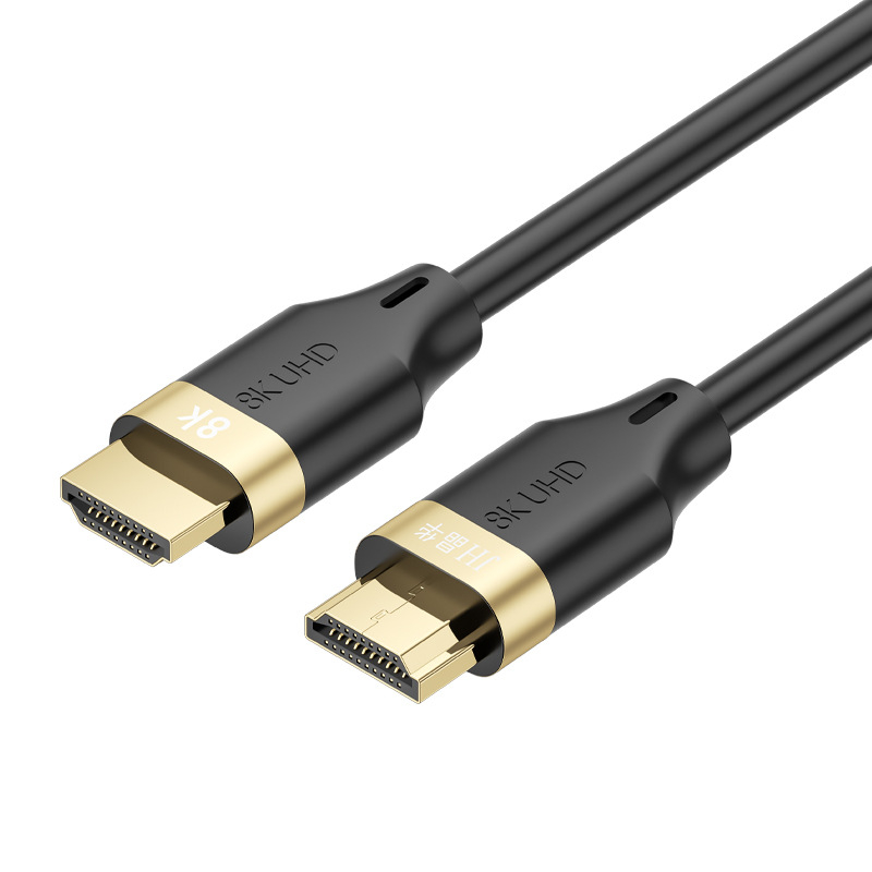 Jinghua H627 HDMI kabelis, HDMI 2.1, 8K palaikymas, auksu dengti jungtys, ilgis 1,5 m