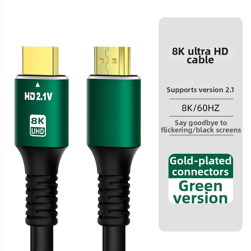 HDMI 2.1 pratęsimo laidas su variniu laidininku 8K televizoriams, projektoriams, monitoriams ir set-top dėžėms