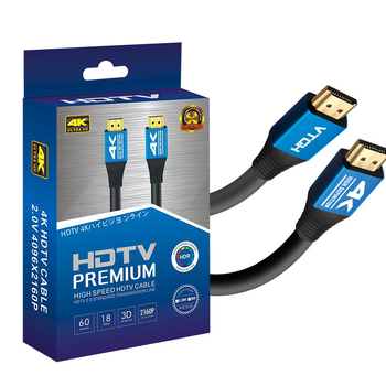 Televizijos HDMI laidas 2.0, auksu dengti jungtys, CCS laidininkas, palaiko paskirstymą