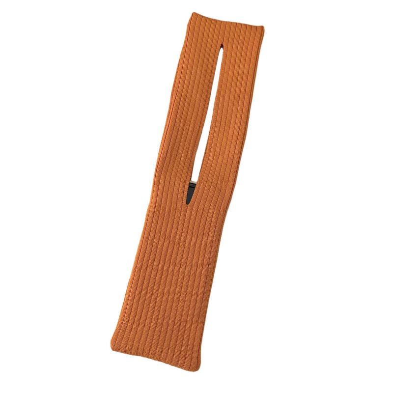 Megzta crossbody rankinė, vertikalus kvadrato formos, unisex mobiliojo telefono krepšys (poliesteris; atidarytas; be skyrių; ruduo 2025)