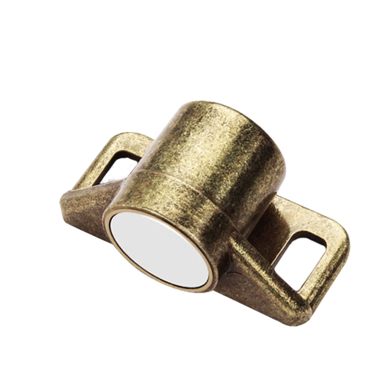 Magnetni zasun za vrata ormara, od cinkovog legura, model 001, univerzalna primjena, moderno minimalistički stil, završna obrada sprejem