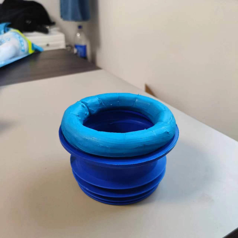 Тоалетна фланца за монтаж с удължен уплътнител, материал: ureа-формалдехидна смола, OEM