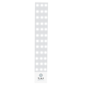 Lumină de noapte pentru dulap cu montaj magnetic, temperatură de culoare în trei trepte, senzor de mișcare, baterie reîncărcabilă, abajur din aluminiu