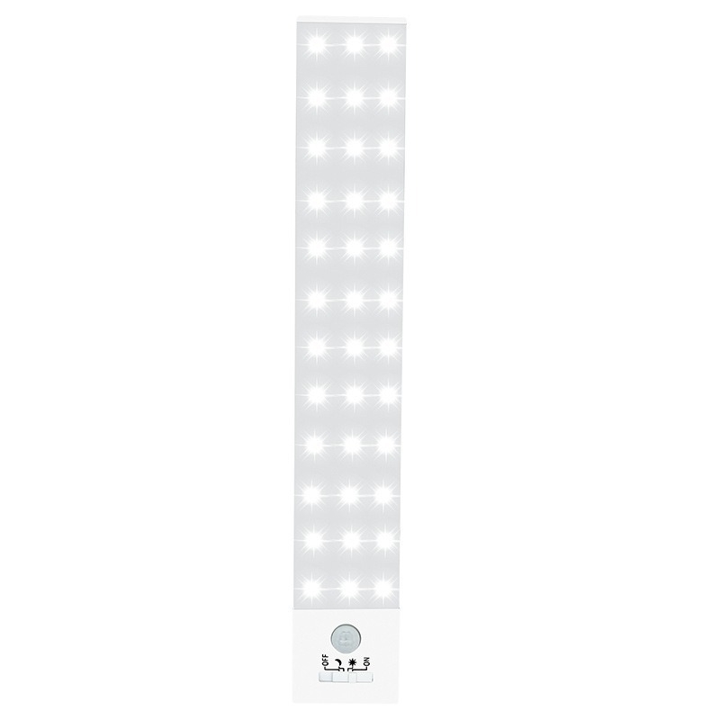 Lumină de noapte pentru dulap cu montaj magnetic, temperatură de culoare în trei trepte, senzor de mișcare, baterie reîncărcabilă, abajur din aluminiu