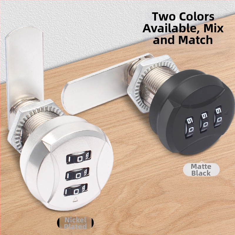 Lacăt pentru dulap cu parolă, limbă pentru sertar, din aliaj de zinc + plastic, modelul 2025.7.12