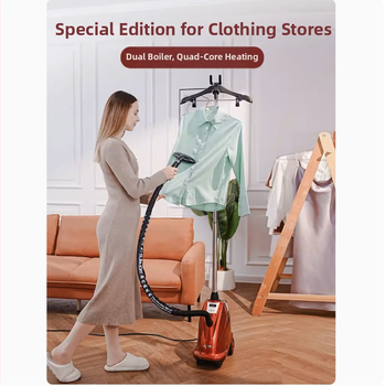 Apģērbu tvaika gludināšanas ierīce ar mehānisku darbību, AC barošana, spriegums 111–240V, jauda 220, tilpums ≥2,3 L