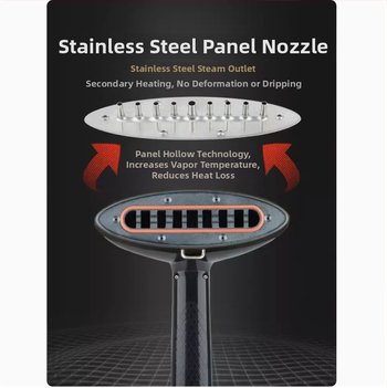 Apģērbu tvaika gludināšanas ierīce ar mehānisku darbību, AC barošana, spriegums 111–240V, jauda 220, tilpums ≥2,3 L