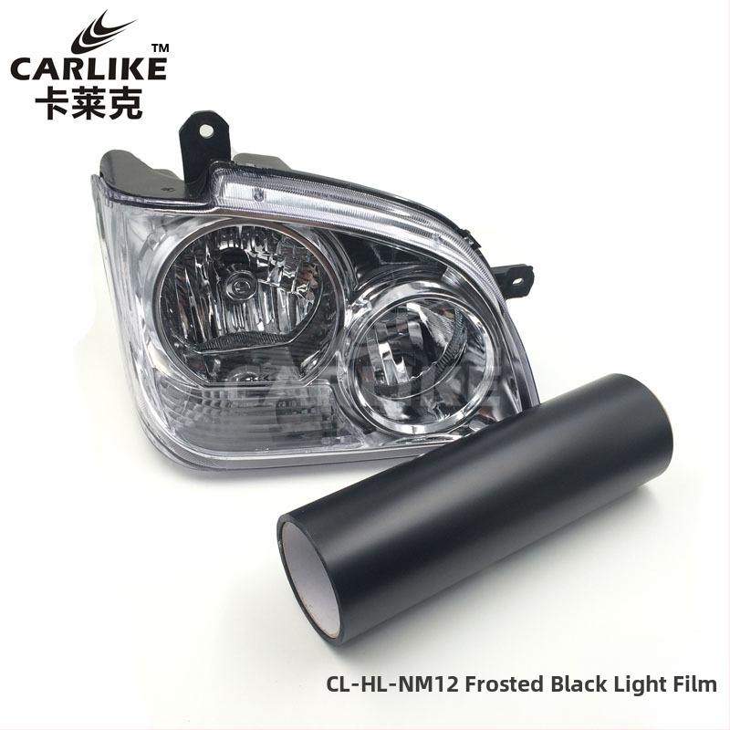 Automobilio žibinto plėvelė spalvų keitimui - matinė, PVC, 0,12 mm storio, 90% šviesos pralaidumas, 99% UV apsauga, 99% šiluminė izoliacija, tvirtas prilipimas