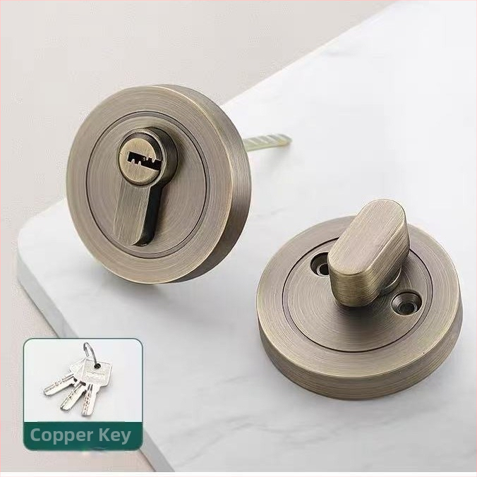 Yigu skrytá zámka na dvere pre vnútorné drevené dvere, zliatina zinku, moderný minimalistický štýl