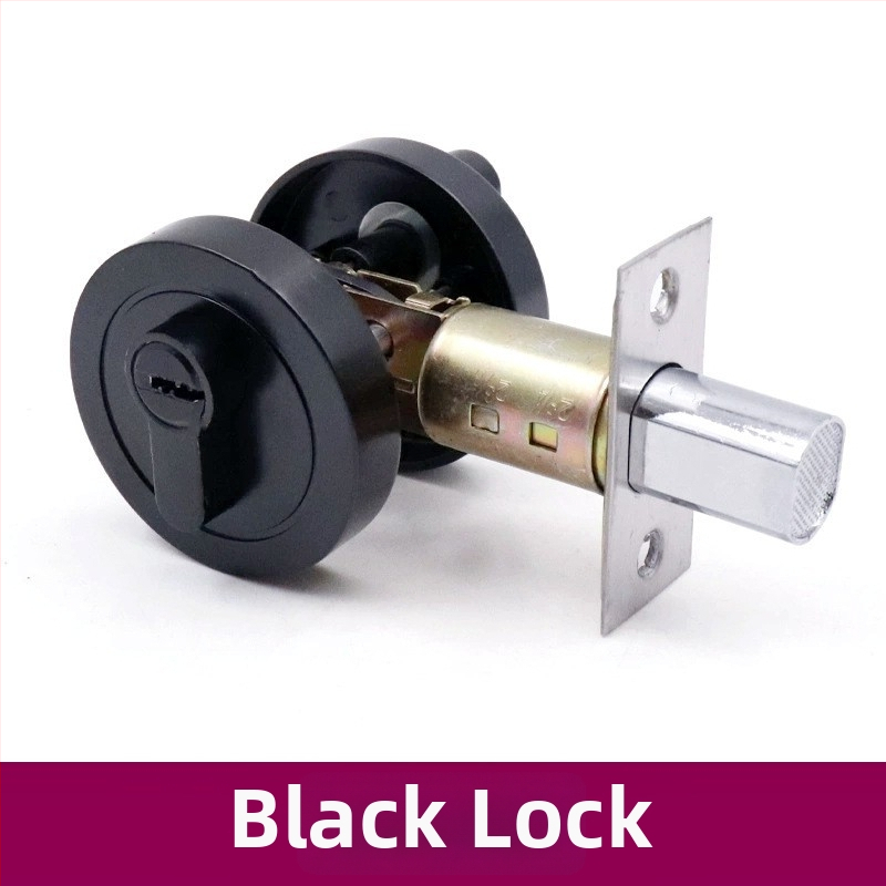 Yigu skrytá zámka na dvere pre vnútorné drevené dvere, zliatina zinku, moderný minimalistický štýl