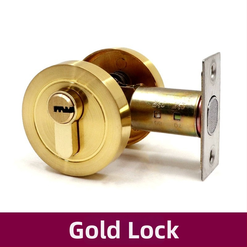 Yigu skrytá zámka na dvere pre vnútorné drevené dvere, zliatina zinku, moderný minimalistický štýl