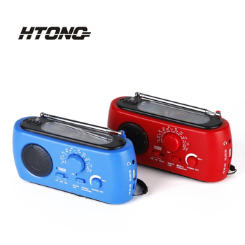 Nešiojamas daugiabangų AM/FM/SW radijas su saulės įkrovimu ir rankiniu įkrovimu, USB sąsaja, įmontuotas garsiakalbis, 1200 mAh baterija, dažnių diapazonas 20–3000 kHz