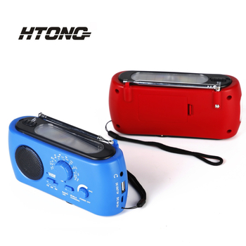 Nešiojamas daugiabangų AM/FM/SW radijas su saulės įkrovimu ir rankiniu įkrovimu, USB sąsaja, įmontuotas garsiakalbis, 1200 mAh baterija, dažnių diapazonas 20–3000 kHz