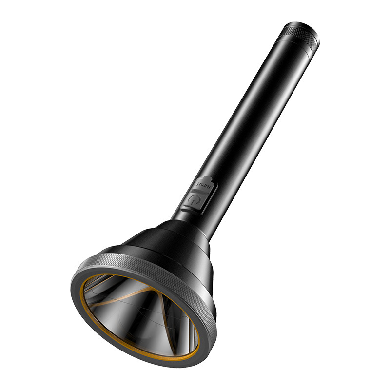 Rankinis žibintuvėlis iš aliuminio lydinio su įmontuota įkraunama baterija (18650), 5W LED, šviesos srautas 50 m, įkrovimo laikas 3 valandos, lauko naudojimui